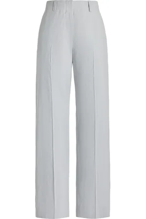 Proenza Schouler Joey Tailored Cotton-Blend Wide-Leg Pants - - US 10 - Moda Operandi