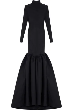 Ilkyaz Ozel Solange Open Back Silk Mermaid Gown - - FR 36 - Moda Operandi
