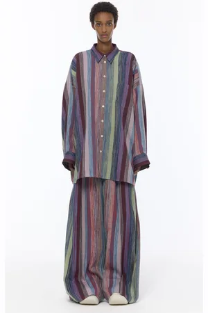 Marrakshi Life Oversized Cotton Chambray Shirt - - M - Moda Operandi