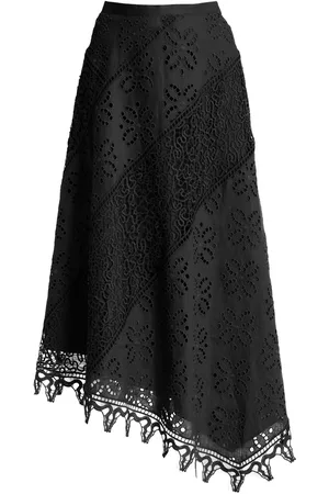 ULLA JOHNSON Solara Eyelet-Lace Linen Maxi Skirt - - US 0 - Moda Operandi