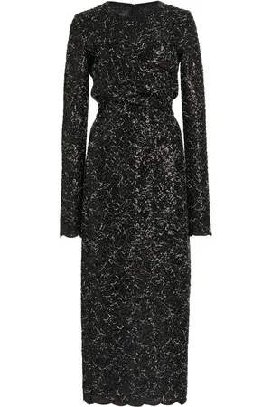 Giambattista Valli Sequin-Bouclé Tweed Midi Dress - - IT 38 - Moda Operandi