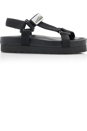 Bottega Veneta Trip Nylon Tech Slingback Sandals - - IT 37 - Moda Operandi