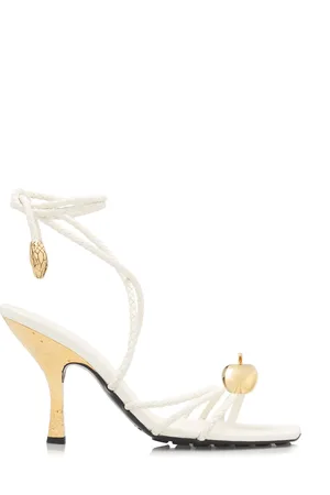 Bottega Veneta Adam Lace-Up Leather Sandals - - IT 36.5 - Moda Operandi