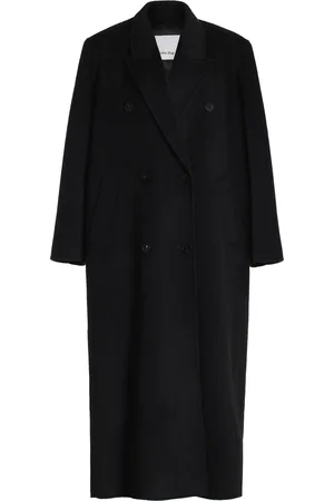 The Frankie Shop Gaia Double-Breasted Wool-Blend Coat - - M - Moda Operandi