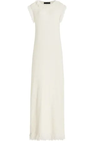 Proenza Schouler Toni Bouclé Knit Wool-Blend Maxi Dress - - XS - Moda Operandi