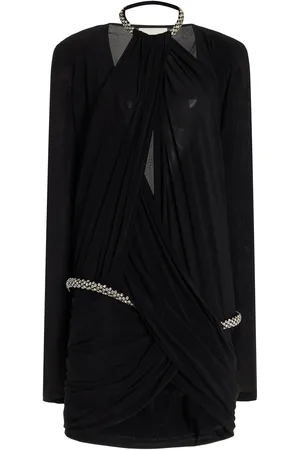 Isabel Marant Belindi Draped Jersey Mini Dress - - FR 34 - Moda Operandi