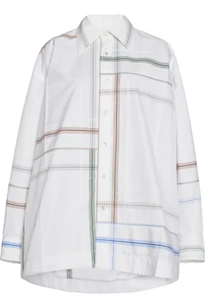 Bottega Veneta Oversized Checked Cotton Shirt - - IT 42 - Moda Operandi