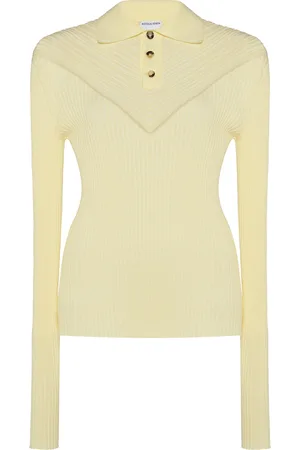 Bottega Veneta Ribbed Cotton-Blend Polo Shirt - - L - Moda Operandi