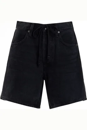 Citizens of Humanity Brynn Drawstring Denim Shorts - - 23 - Moda Operandi