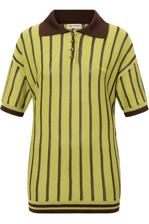 SIEDRES Rounes Striped Knit Polo Top - - XXS - Moda Operandi