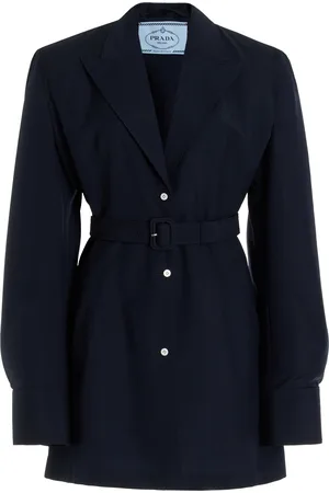 Prada Tailored Wool Suiting Jacket - - IT 40 - Moda Operandi
