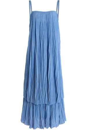 Proenza Schouler Clyne Pleated Jersey Dress - - US 2 - Moda Operandi