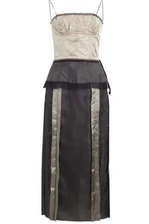 Maison Margiela Silk Midi Dress - - IT 38 - Moda Operandi