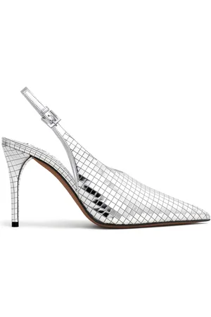 Alaïa Metallic Leather Slingback Pumps - - IT 36 - Moda Operandi
