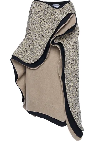 Bottega Veneta Layered Cotton-Blend Midi Skirt - - IT 38 - Moda Operandi