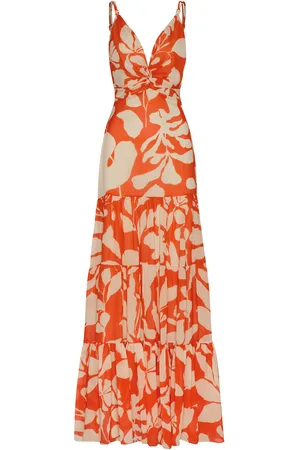 Andres Otalora Namorar Tiered Chiffon Maxi Dress - - US 8 - Moda Operandi