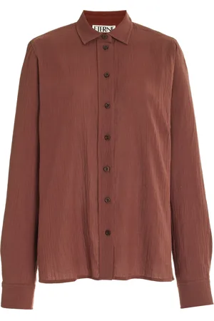 ÉTERNE Exclusive Jolene Cotton Button-Down Shirt - - S - Moda Operandi