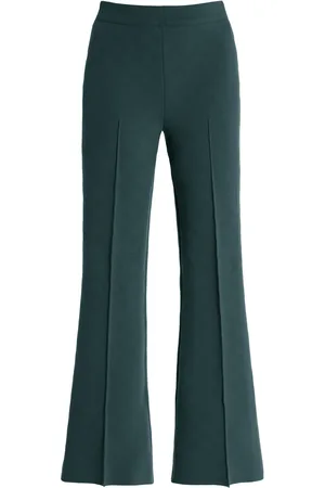 High Kick Stretch-Cotton Knit Cropped Flared Pants - - XS - Moda Operandi