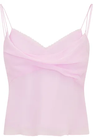 LOVESHACKFANCY Lavoir Draped Rayon Tank Top - - XXL - Moda Operandi