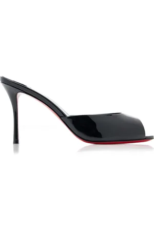 Christian Louboutin Dolly 85mm Patent Leather Mule Pumps - - IT 36 - Moda Operandi