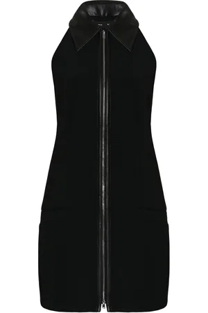 Proenza Schouler Emi Zipped Suiting Mini Dress - - US 2 - Moda Operandi