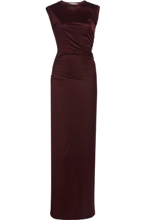 Stella McCartney Ruched Jersey Midi Dress - - XS - Moda Operandi