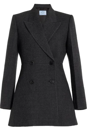 Prada Double-Breasted Suiting Blazer - - IT 36 - Moda Operandi