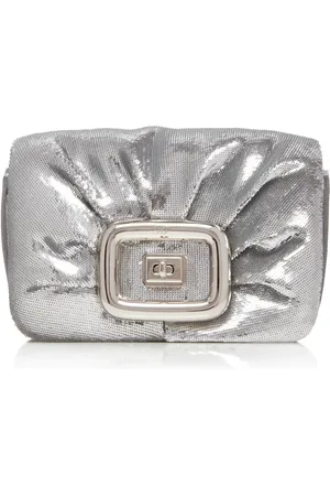 Roger Vivier Viv Choc Sequined Leather Mini Bag - - OS - Moda Operandi