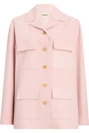 Khaite Morsson Suede Jacket - - US 4 - Moda Operandi