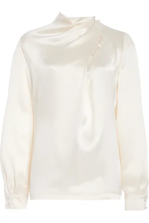 GABRIELA HEARST Marcelina Silk Top - - IT 38 - Moda Operandi