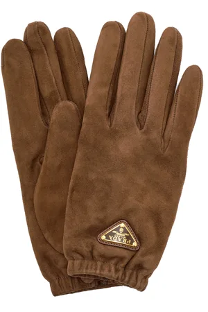 Prada Suede Gloves - - 6 - Moda Operandi