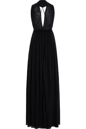 The Row Pharao Open Back Jersey Crepe Maxi Dress - - US 2 - Moda Operandi