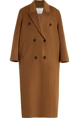 The Frankie Shop Gaia Double-Breasted Wool-Blend Coat - - XS - Moda Operandi