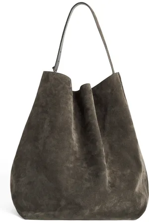 Totême Belted Suede Tote Bag - - OS - Moda Operandi