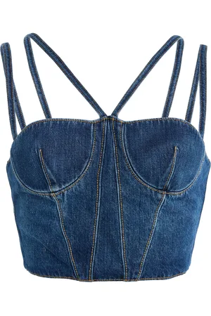 Nensi Dojaka Cotton Corset Top - - S - Moda Operandi