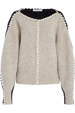 AISLING CAMPS Whip-Stitched Wool-Blend Knit Sweater - - S - Moda Operandi