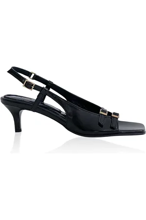 Reike Nen Buckled Leather Slingback Sandals - - IT 36 - Moda Operandi