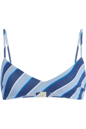Zulu & Zephyr Striped Bralette Bikini Top - - US 2 - Moda Operandi