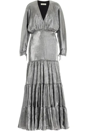 Andres Otalora Exclusive La Dorada Crinkle Dress - - US 0 - Moda Operandi