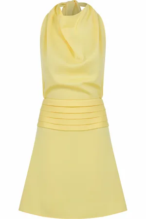 Ila Monica Open Back Satin Mini Dress - - EU 38 - Moda Operandi
