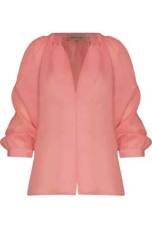 Andres Otalora Discretos Linen Top - - US 0 - Moda Operandi