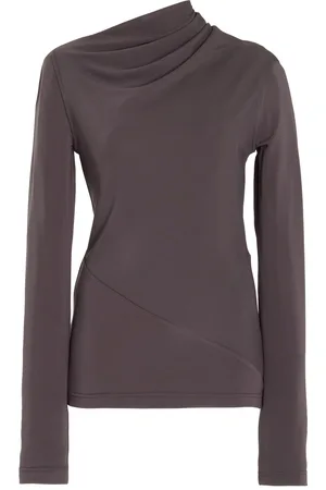 Totême Draped Jersey Top - - XS - Moda Operandi