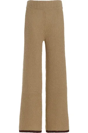 Zulu & Zephyr Ribbed-Knit Cotton Pants - - US 6 - Moda Operandi