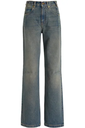 DARKPARK Lu Rigid High-Rise Straight-Leg Jeans - - 24 - Moda Operandi