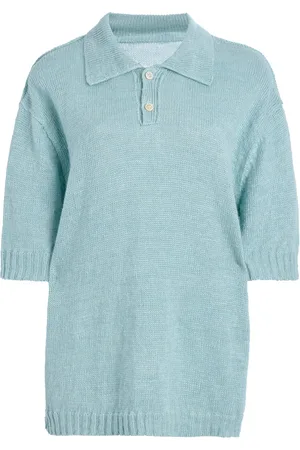 Maison Margiela Hemp Polo Shirt - - XS - Moda Operandi
