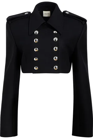 Khaite Leara Button-Detailed Wool-Blend Jacket - - US 0 - Moda Operandi