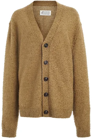 Maison Margiela Textured Knit Wool-Cotton Cardigan - - XS - Moda Operandi