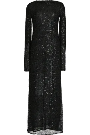 Proenza Schouler Marlowe Sequined Stretch-Tulle Midi Dress - - US 2 - Moda Operandi