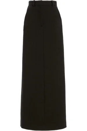 The Row Roux Sateen Suiting Maxi Skirt - - US 2 - Moda Operandi