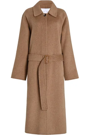 Proenza Schouler Juliette Brushed Wool-Blend Coat - - M - Moda Operandi
